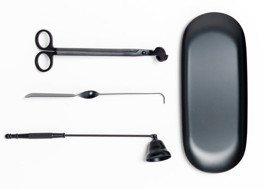 Candle care tools set (black)